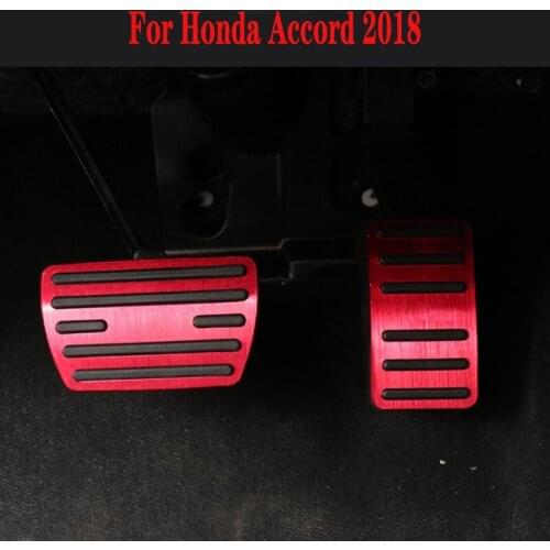 Auto Interion Decoration Accessories Aluminum Alloy Accelerator Pedal Brake Pedal For Honda Accord 2018