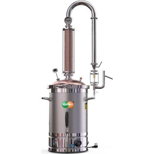 220V Essential oil machine pure dew extractor distiller electric automatic dew extraction gourd crystal tower pure copper timing