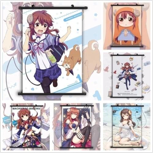 Canvas Wall Art Machikado Mazoku Yoshida Yuuko Anime Modern Print Painting Solid PVC Hanging Scrolls Poster Style Home Decor