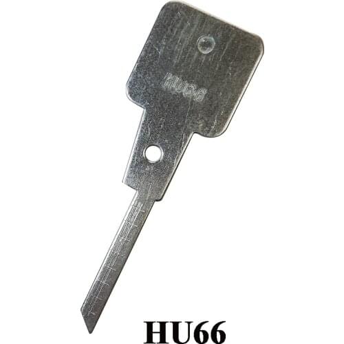 HU66 Scale key plate lishi key cutter key blade with cutting line key blade