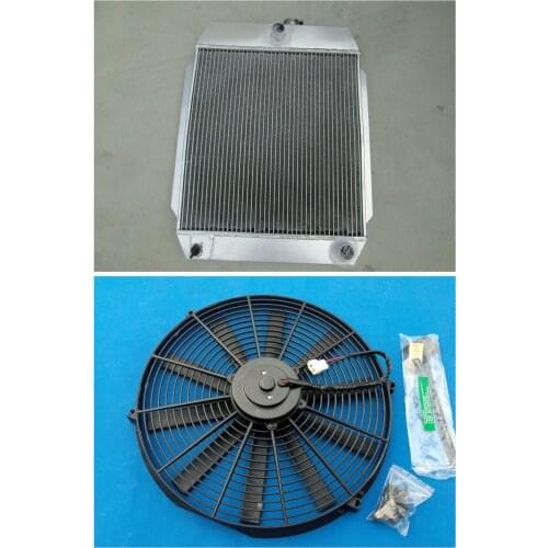 Hot Selling Aluminum Radiator+FAN 1928-1934 For Ford Chopped with V8 Engine 28 29 30 31 32 33 34
