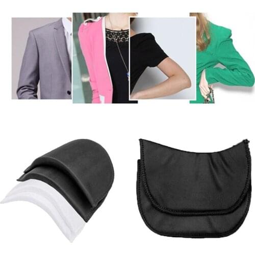 20 Pair Soft Shoulder Pad Encryption Sponge Foam Padded For Blazer T-Shirt Clothes Sewing Accessories