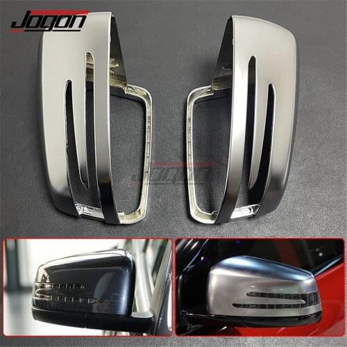 Side Wing Rearview Mirror Cover Trim Shell For Benz A Class W176 B W246 C W204 E W212 S W221 CLA C117 GLA X156 GLK X204 CLS W218