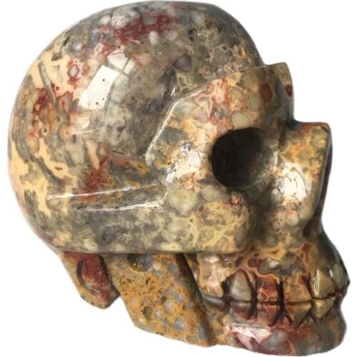 Natural cherry blossom agate quartz crystal for sale Stones and crystals home decoration decorative crystal skulls