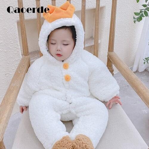 Newborn Baby clothes Winter Wnow wear Baby Girls clothes Cute Cotton Infant clothes Toddler Outerwear New born Rompers 0-18M