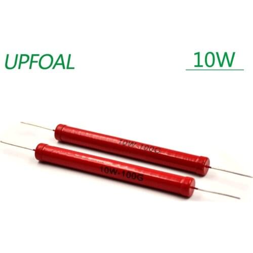 RI80 10w glass film.Inductive.High pressure.Glass glaze.Large resistance.resistor