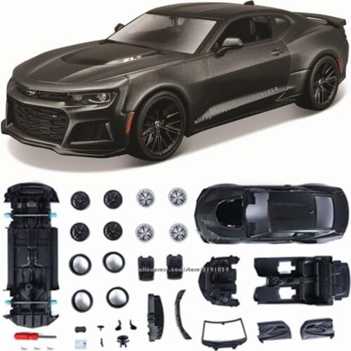 Maisto 1:24 2017 CAMARO ZL1 assembled DIY die-casting model car collection Gift collection toy tools