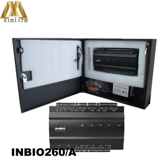 TCP/IP Biometric Fingerprint And Card Access Control Panel System With Power Supply Box Access Control Board