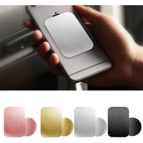 Universal Replacement Metal Plate With Adhesive for Magnetic Car Mount Phone Holder Magnet Stand Mobile Phone Drawing Iron Sheet