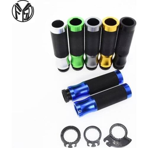 Universal 7/8" 22MM CNC Motorcycle handlebar grip handle bar Motorbike handlebar grips 7 colors for option