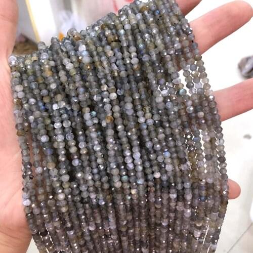 Natural Stone Beads Series Sales Loose Beads for Women Gifts Jewelry Making Bracelet Necklace Size 3x4mm