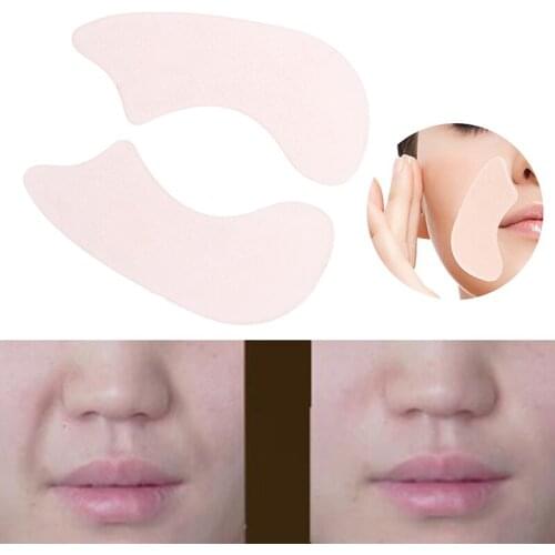 1Pair Anti-wrinkles Patch Face Forehead Line Wrinkle Sagging Skin V-Shape Face Lift Up Fast Chin Adhesive Tape Thin Face Sticker