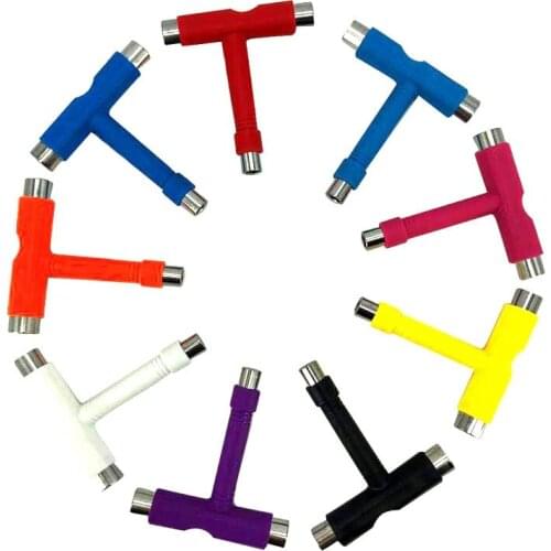 1PCS 2020 New Mini Scooter Skateboard Longboard Tools T Type Skate Scooter Tools Kick Scooter Mini L Wrench Set High Quality