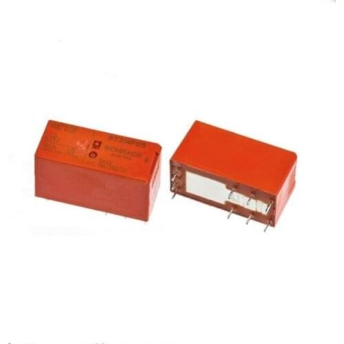 5PCS/LOT 100%Original New Relay RT314F05 5VDC RT314F12 12VDC RT314F24 24VDC RT314F12-12VDC 16A 250VAC 9PINS