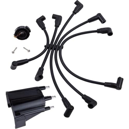 5x Spark Plug Wires Ignition Cap Rotor for Volvo Penta 3.0 GL 811635Q2 816761Q14