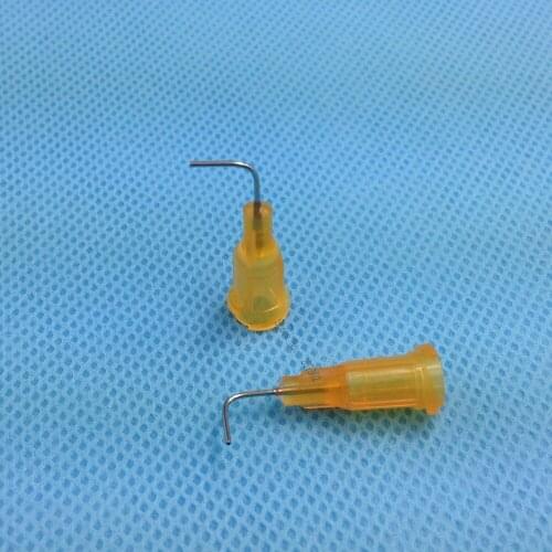 50pk 23gauge 90degree-prebent 1/2-inch Blunt Needle Dispense Tip ,Glue Dispensing Needle