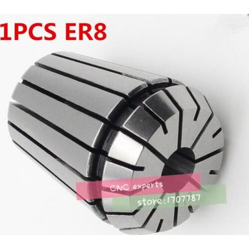 Free Shipping 1pcs ER8 1mm to 5mm Precision Collet Chuck Set Spring Collet Chuck For CNC Milling Machine Engraving Lathe Tool