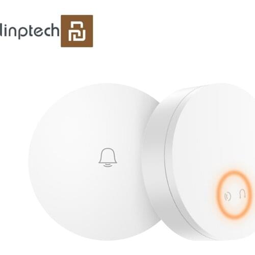 Linptech Wireless Doorbell Self-Generating Smart Door Bell Transmitter Memory Function Wifi Version Connect Mijia APP