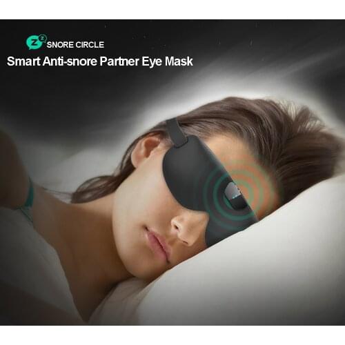 Biosensor Anti-snore Eye Mask Snoring Stopper Device Portable Sleeping Aid Smart 3D Auxiliary Eyeshade Sleep Monitoring Improve