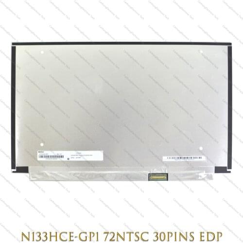 For Innolux N133HCE-GP1 FHD 1920*1080 IPS 30Pins 72%NTSC DP/N 04YRRT Matte LCD LED Screen Display Panel Assembly Matrix