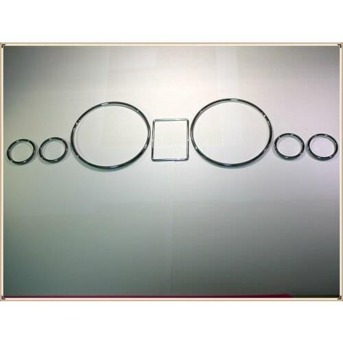 Chrome Speedometer Gauge Dial Rings Bezel Trim Chrome Tacho Rings for Audi A3 8L 95-01 /A4 8D/B5 95-01 /A6 Allroad 4B / C5 97-04