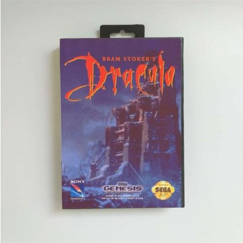 Bram Stokers Dracula - USA Cover With Retail Box 16 Bit MD Game Card for Sega Megadrive Genesis Video Game Console