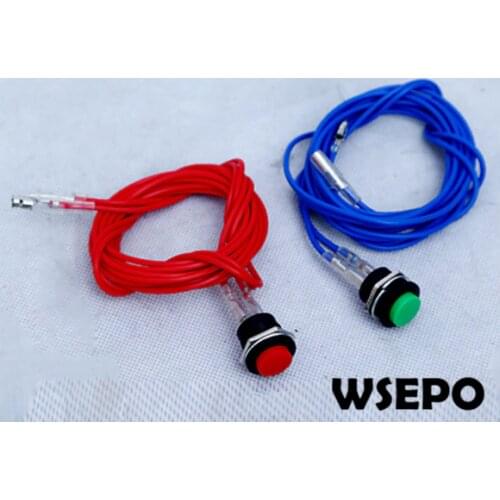 Button On&Off Switch with Cable fits for 3KW/4KW/5KW/8KW E-start DC Battery Charging Generator Applied for E-Tricycle,E-Car