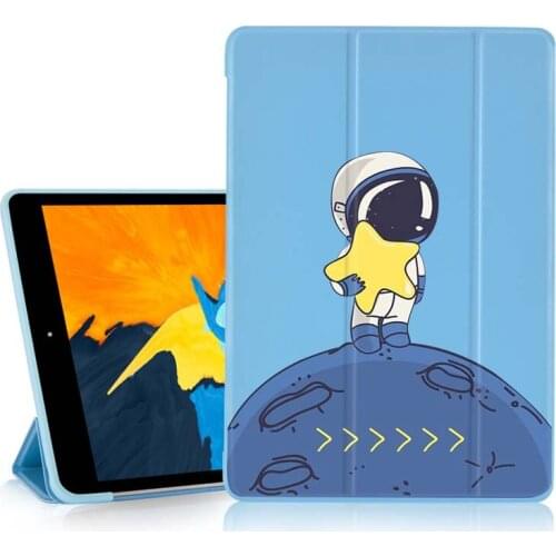 Creativity Cute Astronaut Tablet Case for Ipad Mini 3 4 5 Holder Function Cover for Ipad Air1 2 3 7th Generation 11Pro 2018 2020