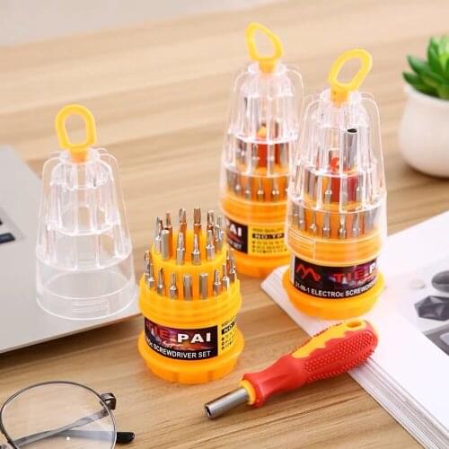 Multifunction 31 in 1 Precision Handle Mini Screwdriver set Mobile Phone Watch Laptop Repair Kit Tools Household Accessories