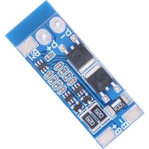 2S 7.4V 10A 18650 Lithium Battery Protection Board with Balanced Li-ion 8.4V Overcharge and over Discharge Protection