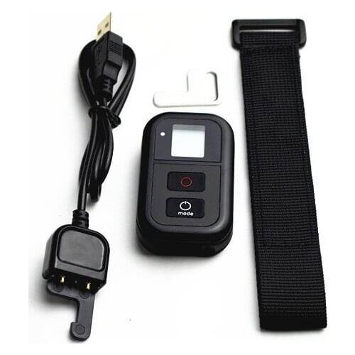 Suptig for Gopro wifi Remote Controller for gopro Hero4/3+/4/4S/5/5S 0.8 inch LCD + Wireless Charger Cable + Wrist belt
