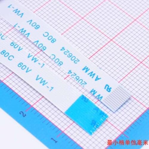 100Pcs 6/10/15cm A/B Type 12P 0.5mm Pitch FPC FFC Flexible Flat Cable Wire Same/Opposite Surface