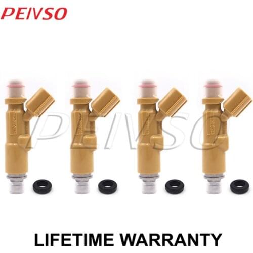 4x 23250-22030 23209-22030 fuel injector for TOYOTA EU Corolla 2001~2007 Celica 2000~2005 1.8L 2ZZ-GF