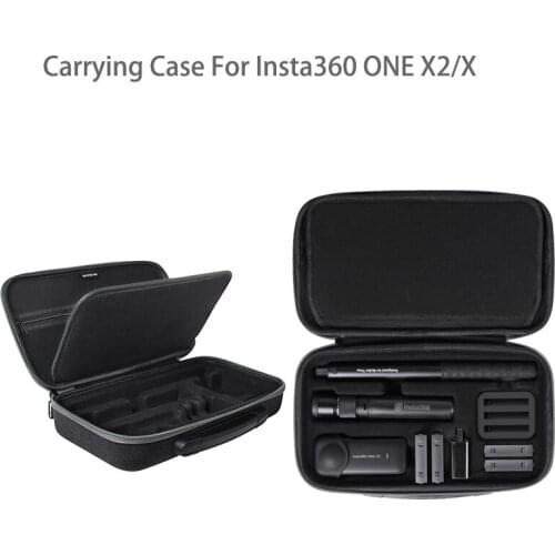 Carrying Case Handbag Storage Bag Bullet Time Selfie Stick Multi-functional Accessories For Insta360 ONE X2/X Cmaera Parts