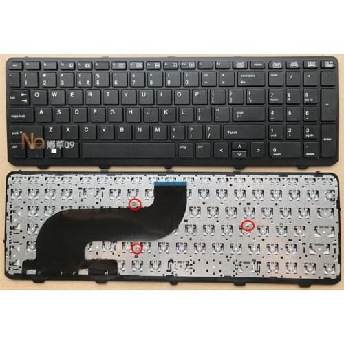 US Black English Laptop Keyboard For HP Probook 650 G1 655 G1