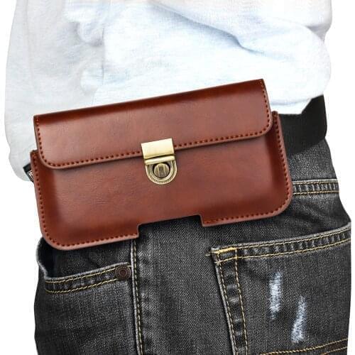 KAILYON for LG Stylo 2 Plus Stylo 2 V Stylo 3 Plus Stylo 4 plus Stylo 5 Waist Bag Genuine leather Durable Phone Cover