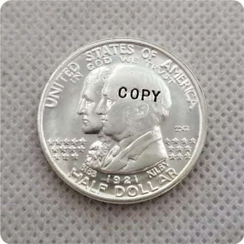 COPY REPLICA 1921 2X2 Alabama Commemorative Half Dollar UNC COIN