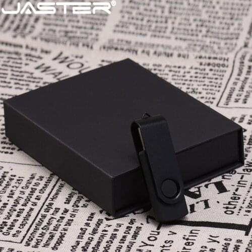 Metal USB Flash Drive 16GB 32GB 64GB USB Stick Pen Drive Pendrive USB 2.0 USB Flash Stick USB Key Black with Case