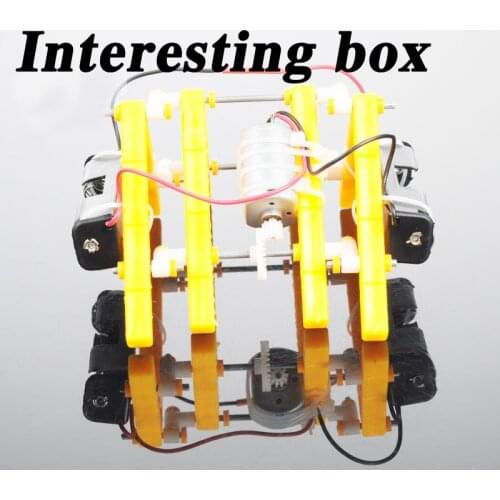 Crab Kingdom model assembled DIY technology handmade synchronous walking robot DIY robot