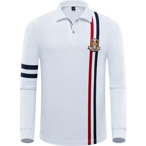 Golf Shirt for Man Autumn Mens T-shirt Long Sleeved Golf Apparel Clothes 2020 Shirts Outdoor Sports Tops Stripes Team Uniform