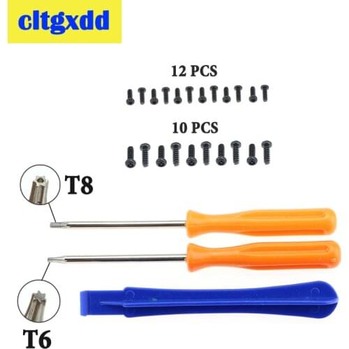 Game Tools Kit Screw accessories For Xbox One X S Slim/ Elite Gamepad Controller Torx T8 T6 Screwdriver Repair Tool With Screws
