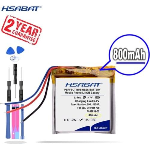 New Arrival [ HSABAT ] 800mAh Replacement Battery for JBL Everest 300 700 Replacement Wireless Headset