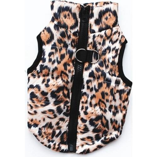 Halloween Skull Leopard Camo Heart Cotton-padded Pet Dog Clothes Coats & Jackets for Small Dog Chihuahua