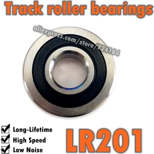 12x35x10mm Track roller bearings LR201 LR201NPP LR201NPPU LR201KDD LR201KDDU LR201-2Z LR201-2RS LR201-X-2Z LR201-X-2RSR 12*35*10