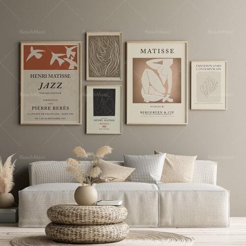 Henri Matisse Prints | Henri Matisse Exhibition Printable Poster | Matisse Digital Print | Nu Bleu | Jazz | Woman | Cut-out