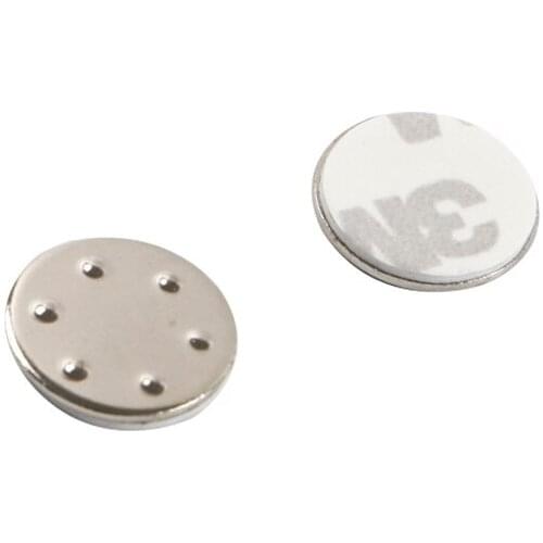 Strong Magnetic Name Tags Badge Metal Fastener Id Card Durable Attachment Holder Silvery Gold