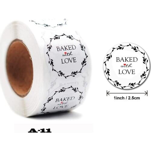 Roll-Fold Sealing Paste Thanks To Baking Handmade Crafts Wedding Decorative Self-adhesive Sticker Label Scrapbook Stickers
