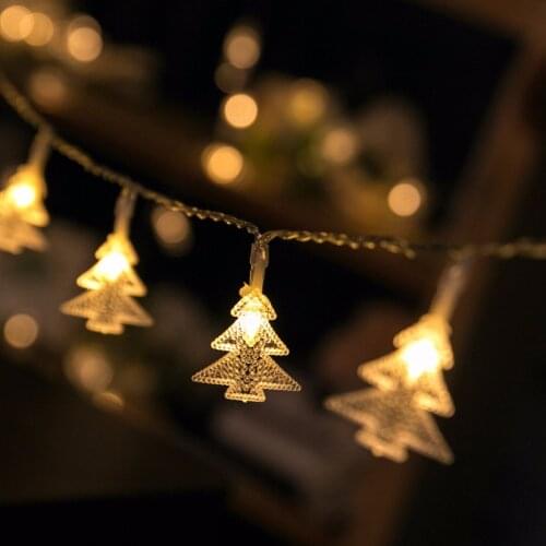 LED Christmas tree decoration small colored lights party decoration hanging lights flashing lamp decorated light string