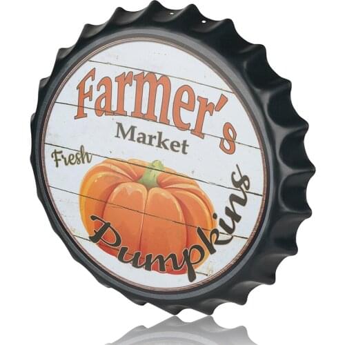 Fresh Pumpkin Bootle sign, Funny Sign,Outdoor Sign