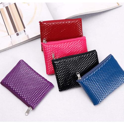 1PC Mini Womens Wallet Fashion Crocodile Coin Purse Short Small Unisex Card Holder Money Bags for Ladies